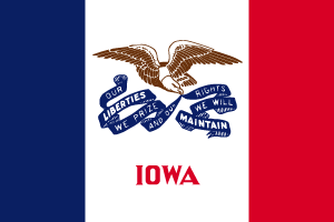 state flag of iowa