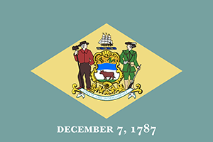 flag-of-delaware state flag of delaware