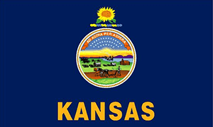 flag of the state of kansas