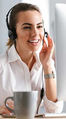 call center lady