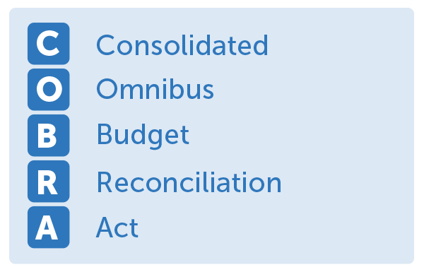 An image that spells out Consolidated Omnibus Budget Reconciliation Act